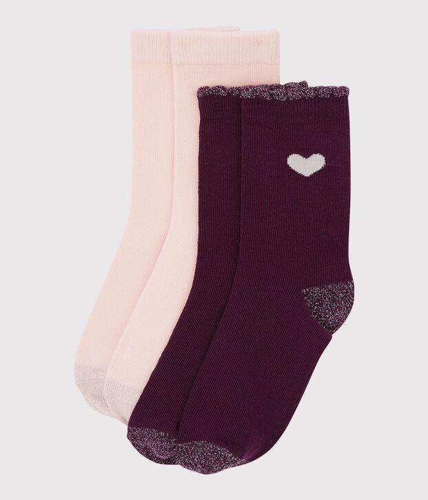 Lot de paires de chausettes fille multicouleur