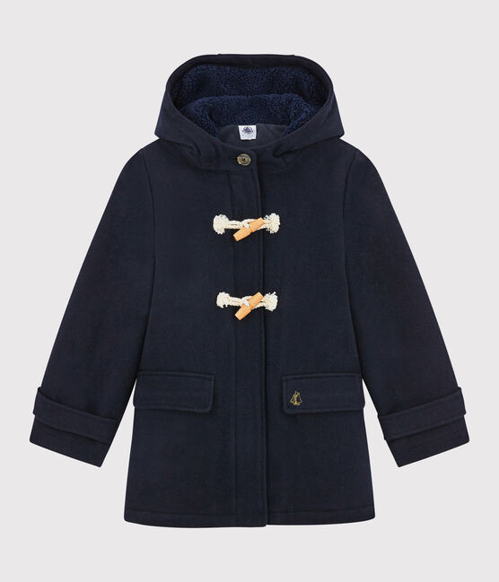 Duffle coat enfant fille bleu SMOKING