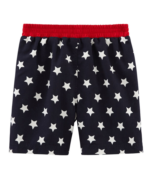 Short de plage enfant gar&ccedil;on bleu/blanc