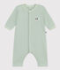 Combinaison longue en molleton bébé