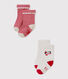 Lot de deux paires de chaussette bébé filles