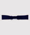 Bandeau en coton enfant fille bleu SMOKING