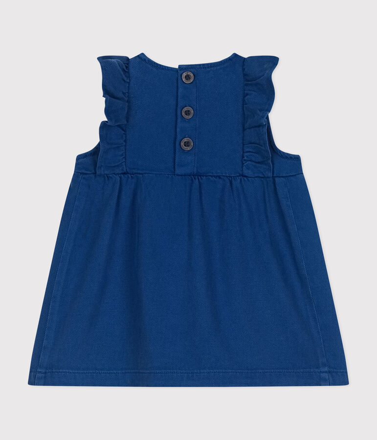 Robe sans manche en coton/lyocell b&eacute;b&eacute; bleu INCOGNITO