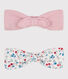 Lot de 2 bandeaux bébé fille en coton