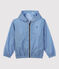 Coupe-vent en polyester recyclé enfant garçon bleu SURF/blanc MARSHMALLOW