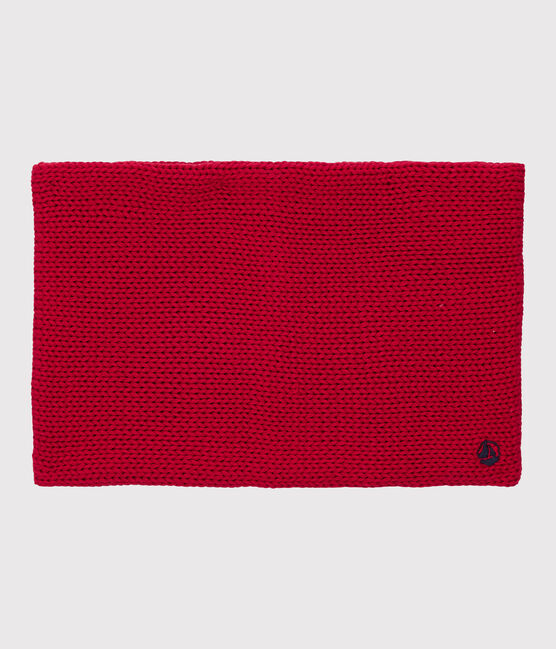 Snood enfant garçon-fille rouge TERKUIT