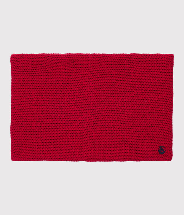 Snood enfant gar&ccedil;on-fille rouge