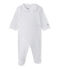 Dors bien bébé fille imprimé cœurs blanc ECUME/bleu MEDIEVAL