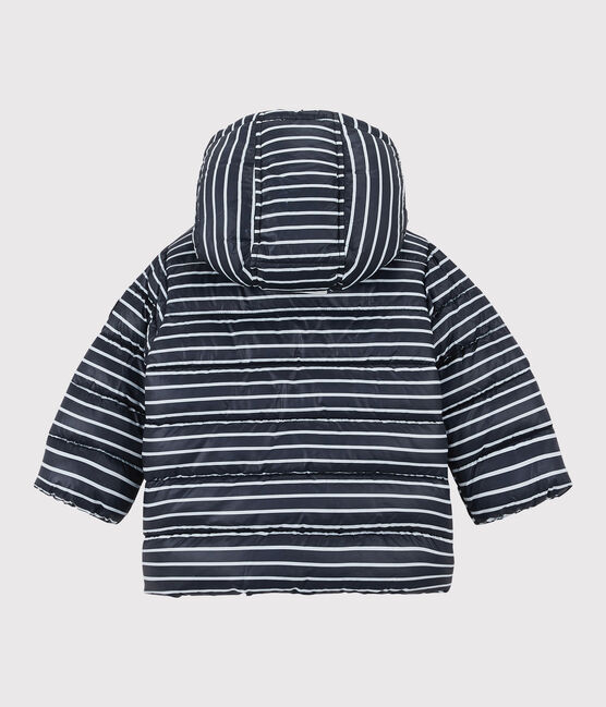 Doudoune matelassée bébé bleu SMOKING/blanc MARSHMALLOW