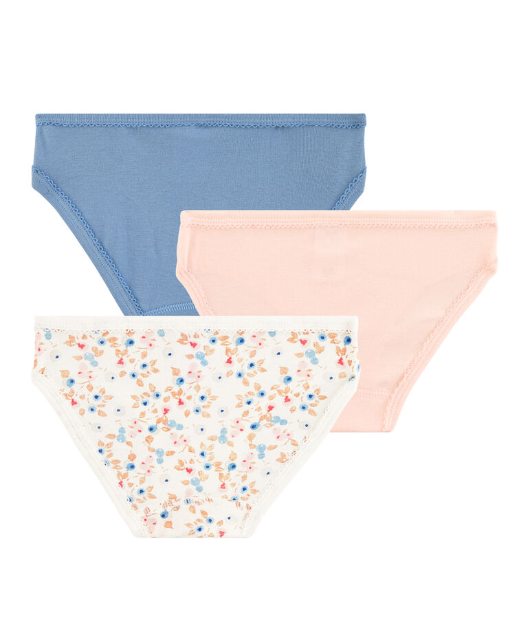 Trio de culottes petite fille multicouleur