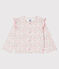 Cardigan léger imprimé bébé fille blanc MARSHMALLOW/blanc MULTICO