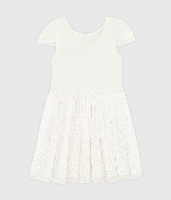 Robe de cérémonie enfant fille blanc MARSHMALLOW