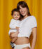 B&eacute;b&eacute; et maman tout en blanc