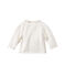 Brassière bébé en laine et coton blanc LAIT