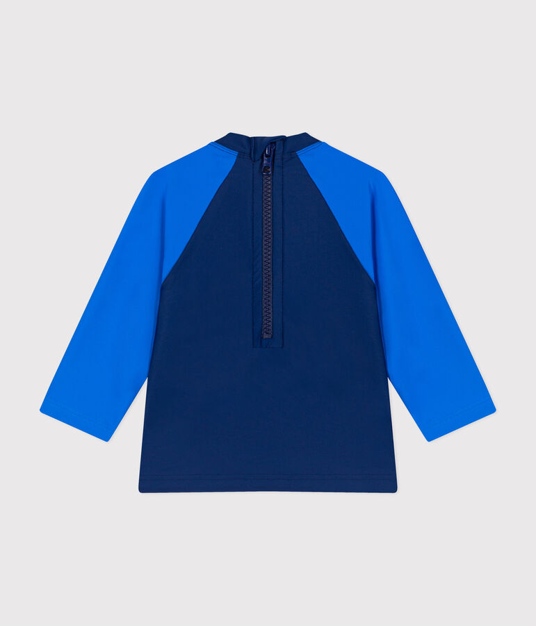 Tee shirt de bain anti UV b&eacute;b&eacute; bleu/bleu