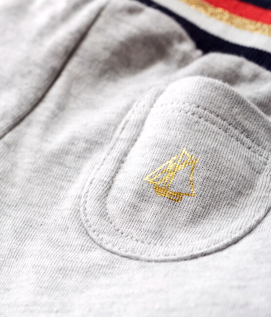 Pantalon bébé fille en tubique gris BELUGA CHINE CN