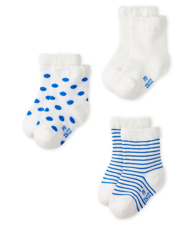 Lot de 3 paires de chaussettes l&eacute;g&egrave;res b&eacute;b&eacute; fille multicouleur