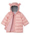 Doudoune bébé fille en polyamide satiné rose FLEUR