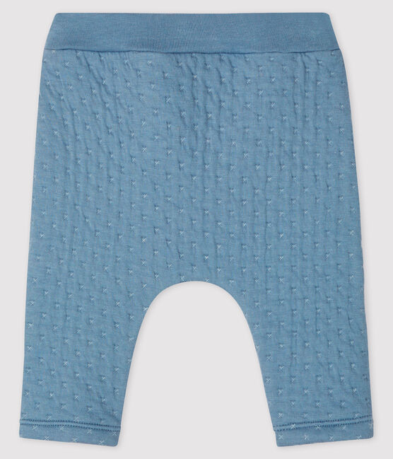 Caleçon bébé en tubique matelassé gris TEMPETE