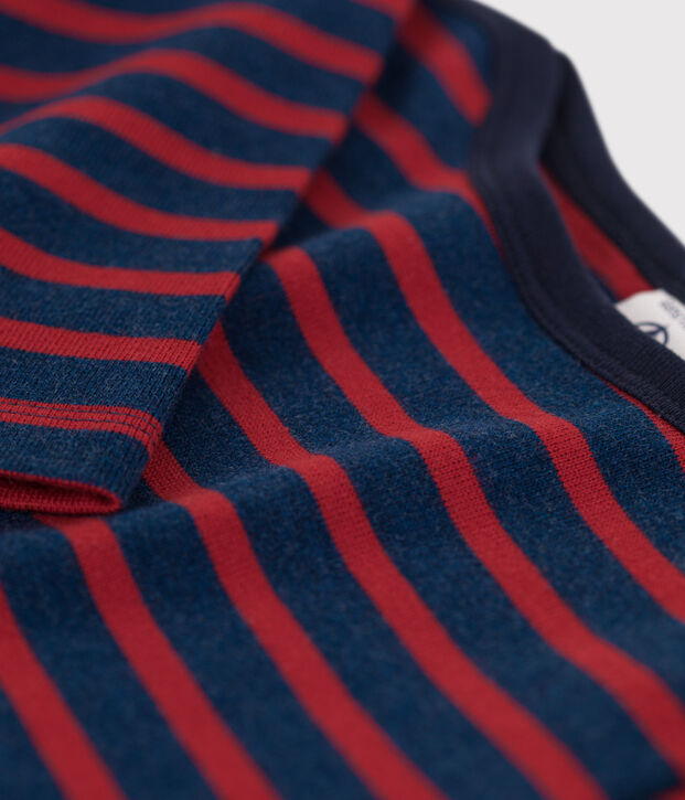 Marini&egrave;re en coton enfant fille / gar&ccedil;on bleu/rouge