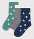 Lot de 3 paires de chaussettes enfant garçon