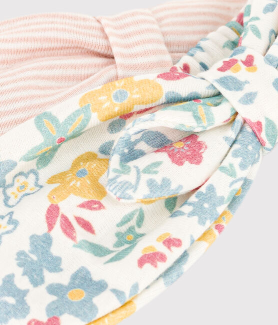 Lot de 2 bandeaux fleurs en coton bébé variante 1