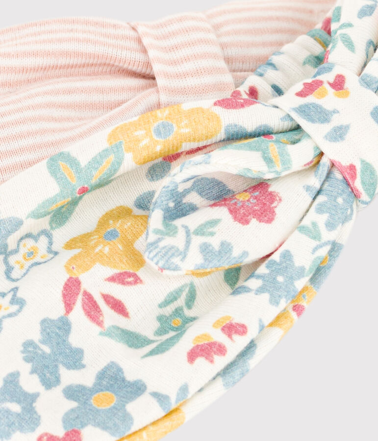 Lot de 2 bandeaux fleurs en coton b&eacute;b&eacute; variante 1