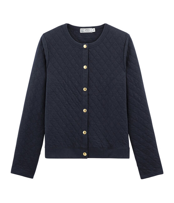 Cardigan tubique femme bleu SMOKING