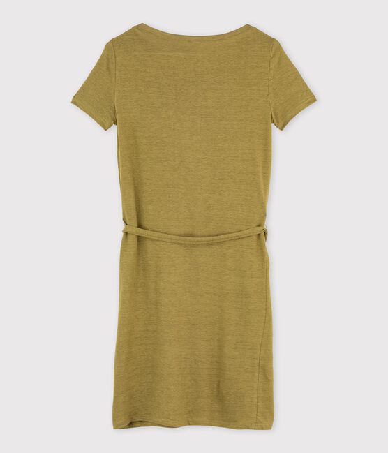 Robe femme en lin marron AMARANTHA