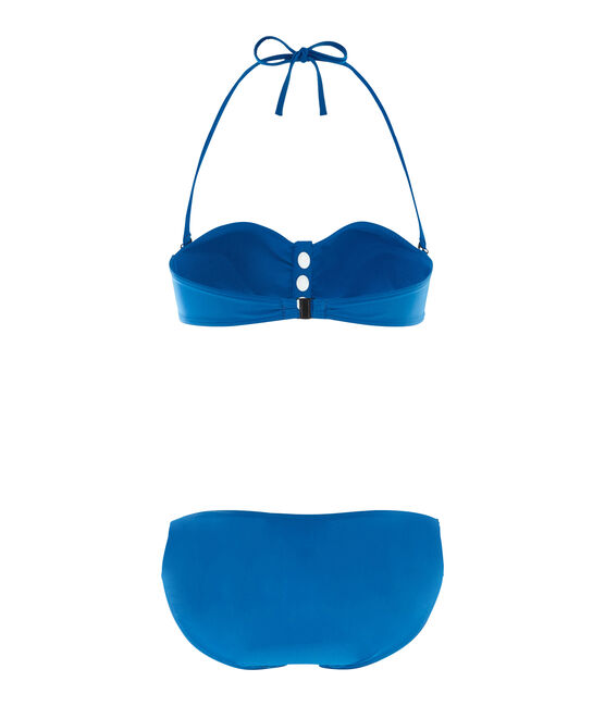 Maillot de bain 2 pièces femme bleu RIYADH