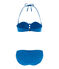 Maillot de bain 2 pièces femme bleu RIYADH