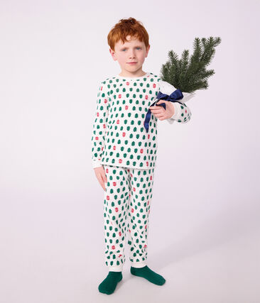 Pyjama enfant en velours imprimé