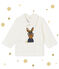 Polo uni bébé garçon blanc MARSHMALLOW