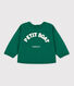 Sweatshirt bébé en coton