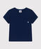 Tee-shirt manches courtes en jersey flammé bébé bleu MEDIEVAL