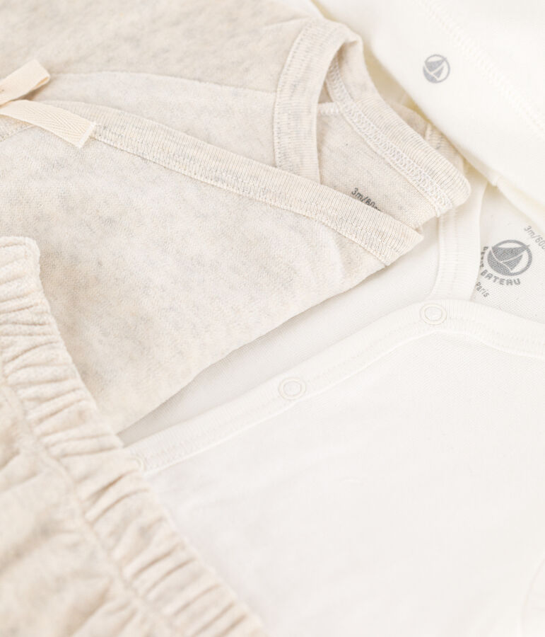 Lot 4 pi&egrave;ces en coton b&eacute;b&eacute; multicouleur