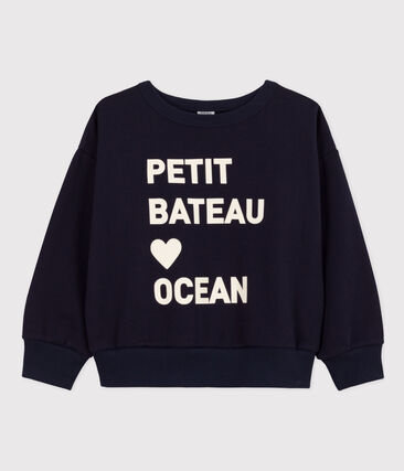 Sweatshirt en molleton enfant fille / garçon