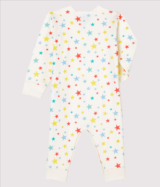 Dors bien sans pieds bébé en tubique blanc MARSHMALLOW/blanc MULTICO