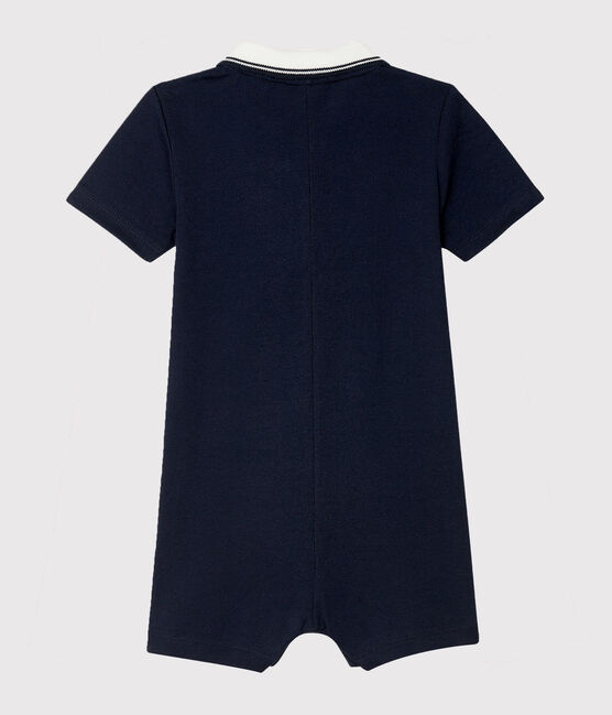 Combicourt polo bébé garçon bleu SMOKING