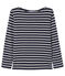 T-shirt mixte rayé bleu SMOKING/beige COQUILLE