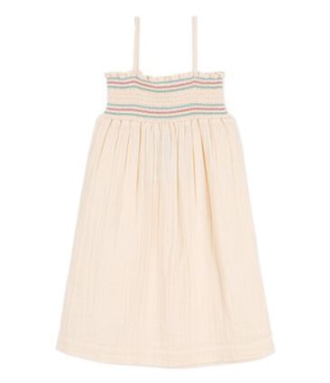 Robe sans manches en gaze de coton enfant fille