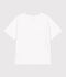 Tee-shirt enfant manches courtes en coton blanc