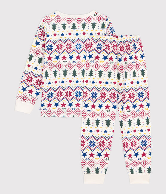 Pyjama enfant en molleton imprimé Noël MILK/ MULTICO