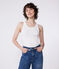 Débardeur l'Iconique en coton femme blanc ECUME