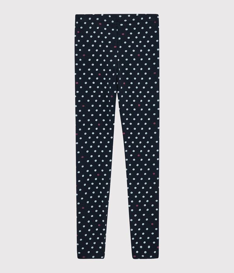 Legging enfant fille bleu/multicouleur