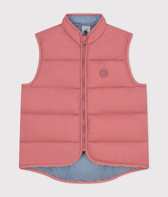 Doudoune sans manche matelassée enfant rose ROSEWOOD