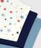 Lot de boxers enfant en coton &agrave; ceinture collet&eacute;e imprim&eacute; &eacute;toiles variante 1