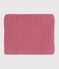 Snood enfant en tricot uni doubl&eacute; polaire rose