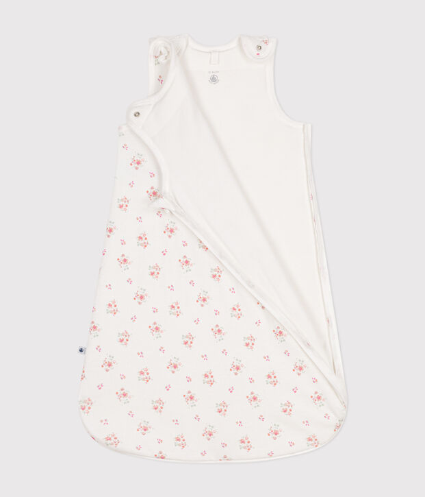 Gigoteuse en coton b&eacute;b&eacute; TOG 1,5 blanc/multicouleur