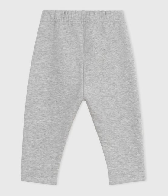 Pantalon bébé en coton uni gris FUMEE CHINE